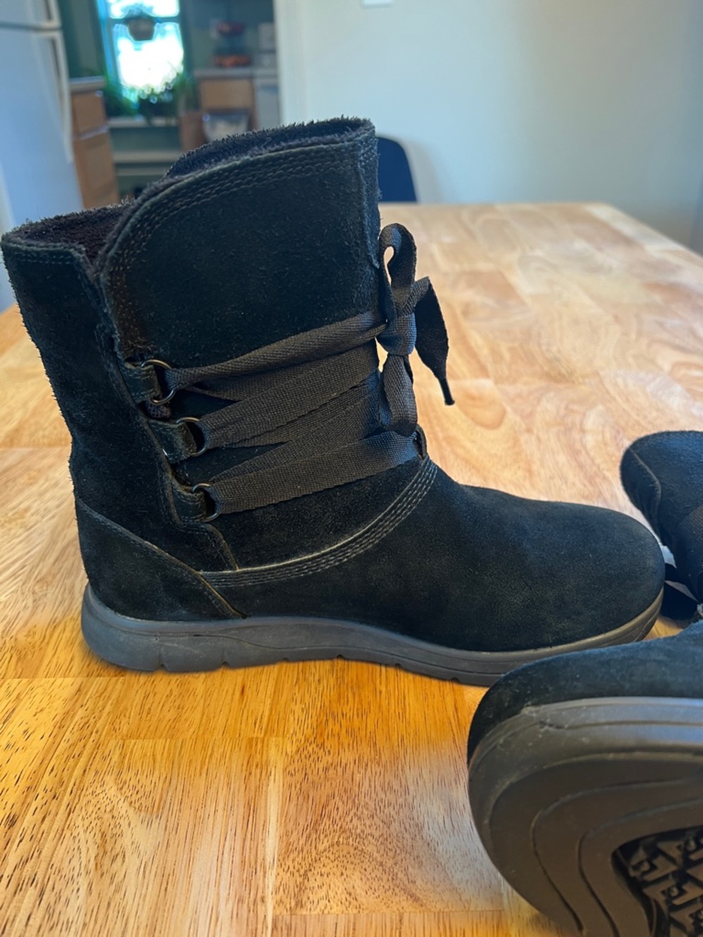 Timberland Black Leighland Pull-On Waterproof Boots US size 8 EU 39 - Picture 4 of 16